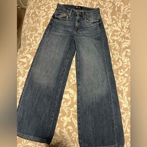 Gap high rise wide leg jeans